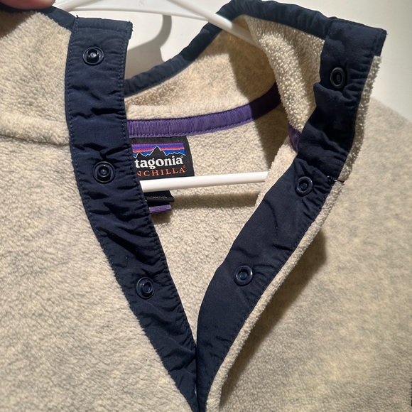 Men’s Patagonia Synchilla Snap T Fleece Pullover in Oatmeal Heather - Picture 5 of 8